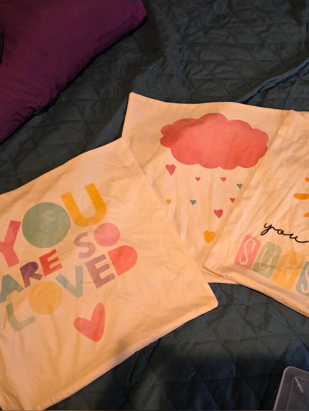 Kids Pink Soft Pillow Cases - You Are So Loved